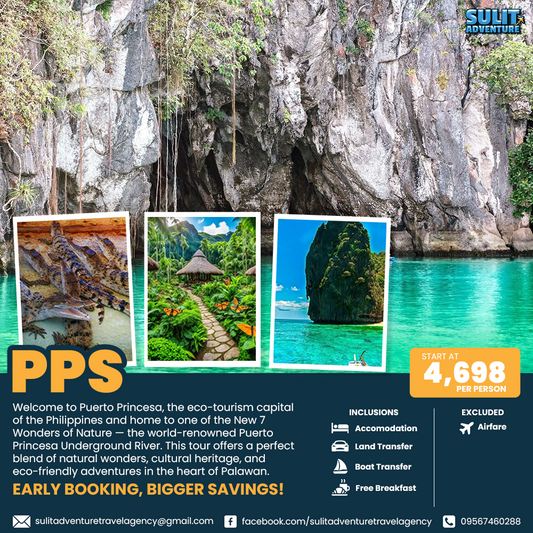 3D2N PUERTO PRINCESA PACKAGE